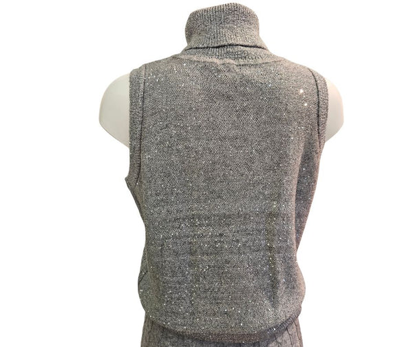 Joyce & Girls, PENELOPE, Strickrolli in Silbergrau