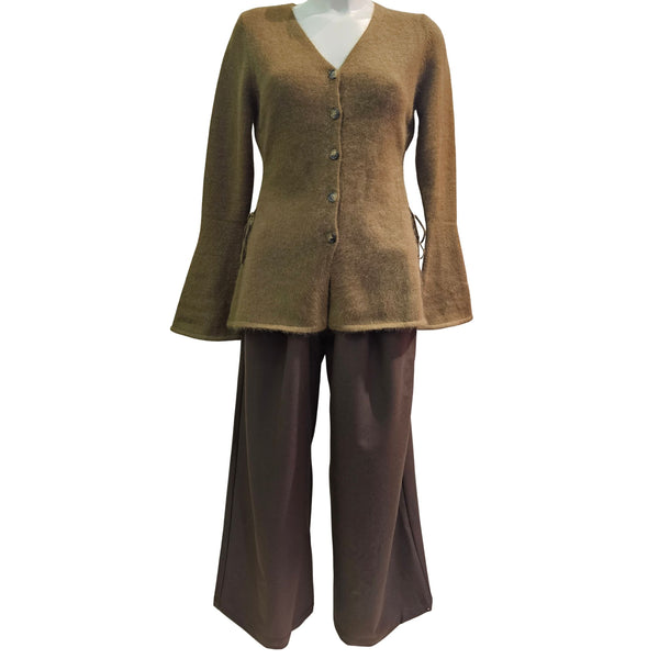 JIJI, Strickjacke LORINDA in Kaki