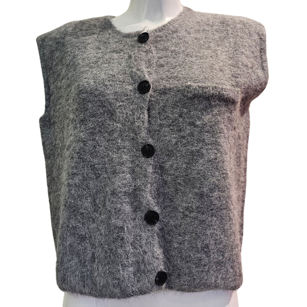 JIJI, Weste aus Alpaka in Grau