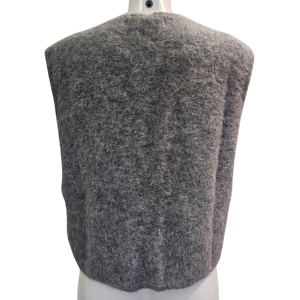 JIJI, Weste aus Alpaka in Grau