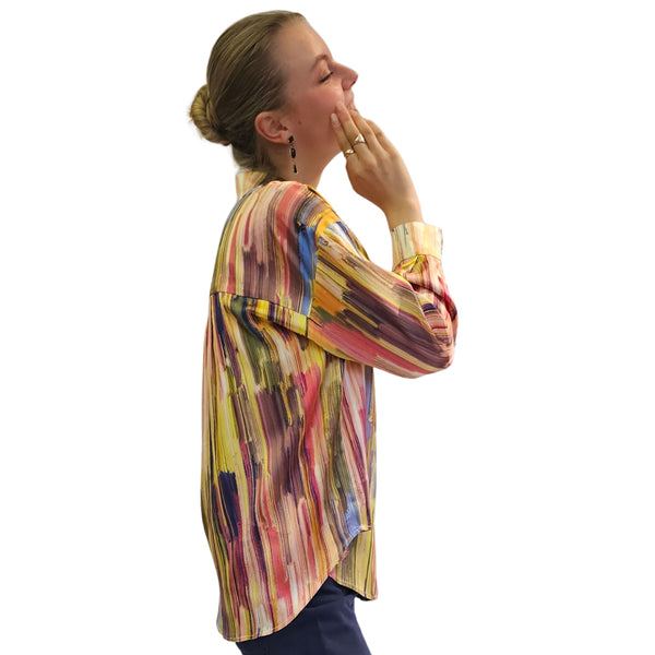 Joyce & Girls, Bunte Seidenbluse "SYDNEY"