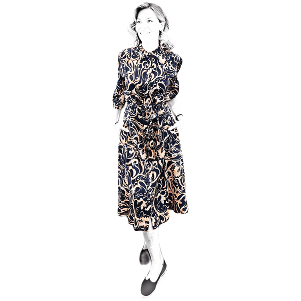 Joyce & Girls, SARDINIA, Sommerkleid in Paisley Blue