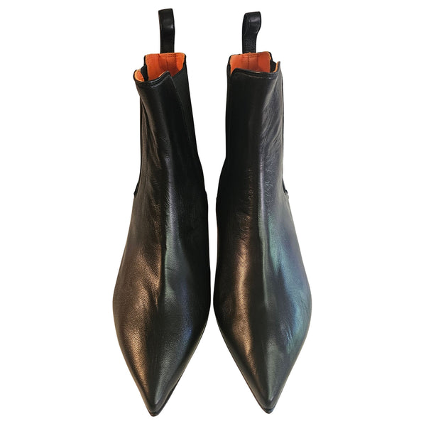 KRL-Kroll, Nappaleder Stiefelette in Schwarz