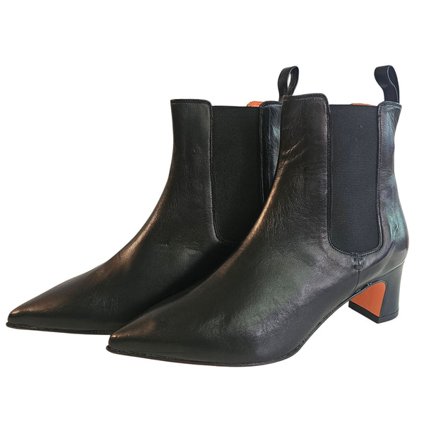 KRL-Kroll, Nappaleder Stiefelette in Schwarz