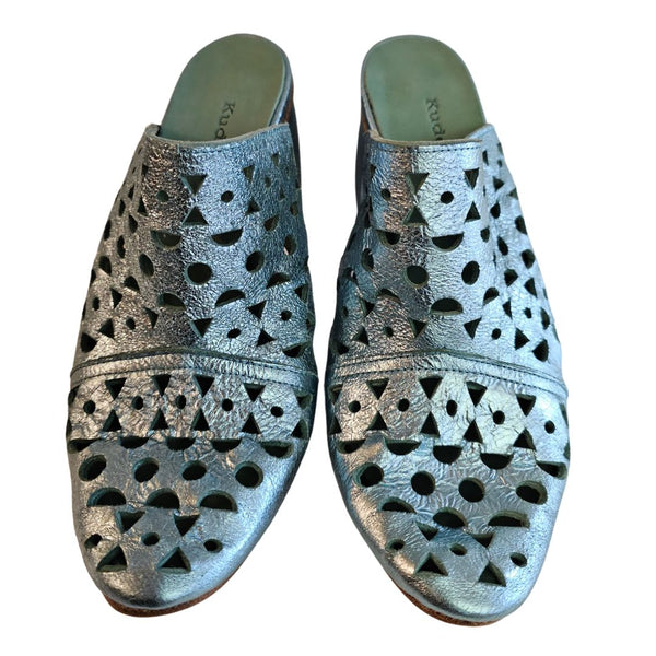 Kudetà, Pantolette in Metallic-Türkis