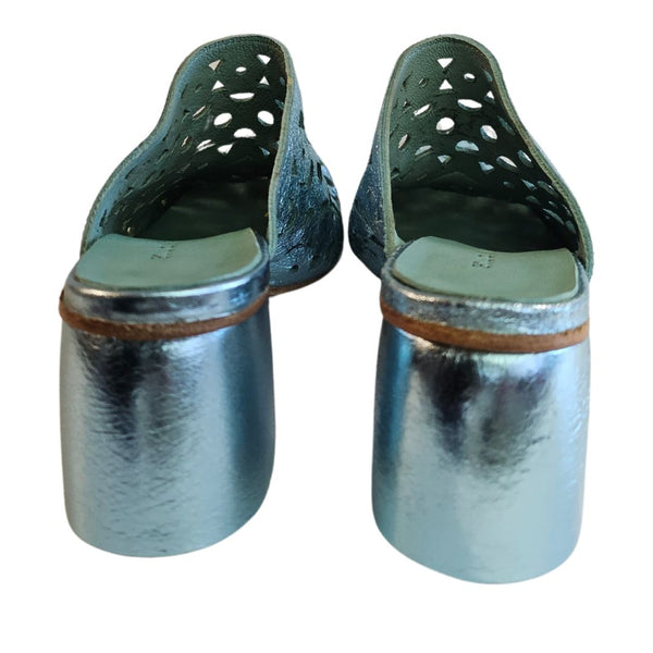 Kudetà, Pantolette in Metallic-Türkis