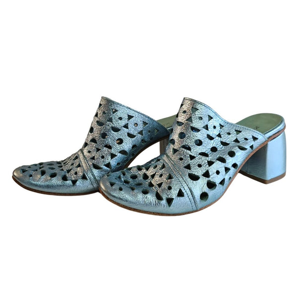 Kudetà, Pantolette in Metallic-Türkis