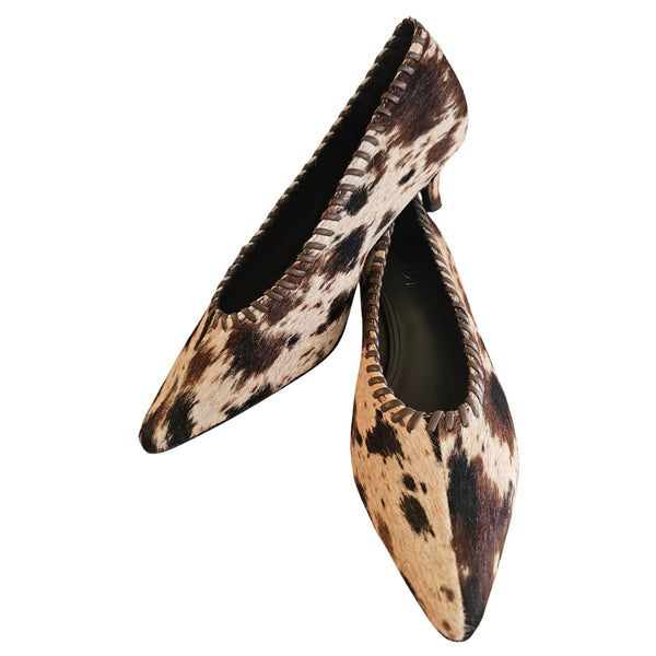 Lodi, Pumps mit Felloptik in beige/braun