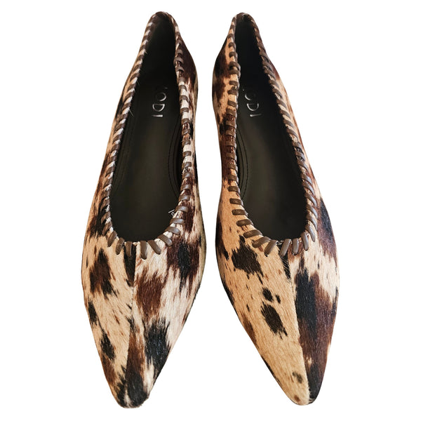 Lodi, Pumps mit Felloptik in beige/braun