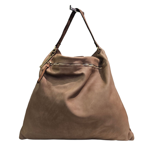 Caterina Lucchi, ADA XL, geflochtene Umhängetasche in Schlamm