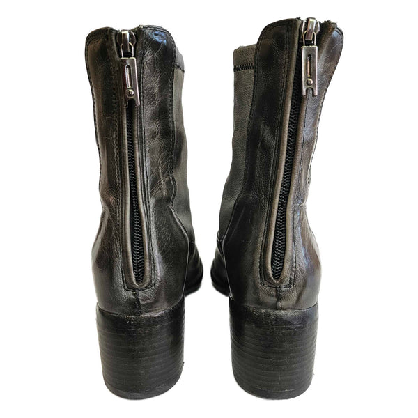 Lemargo, Stiefelette mit Farbverlauf in Zementgrau