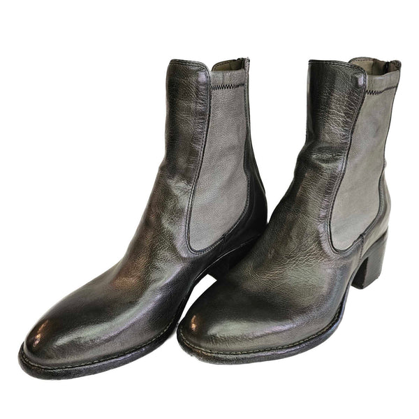Lemargo, Stiefelette mit Farbverlauf in Zementgrau