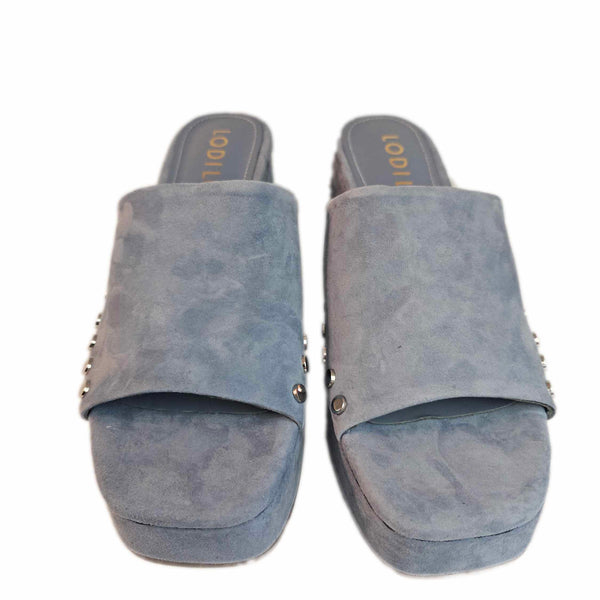 Lodi Love, Wildleder-Pantolette mit Nieten