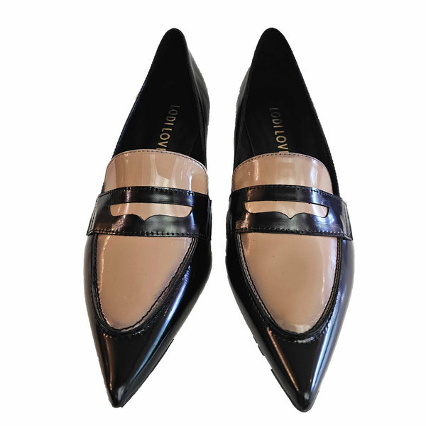 Lodi, Pumps in Schwarz/Beige