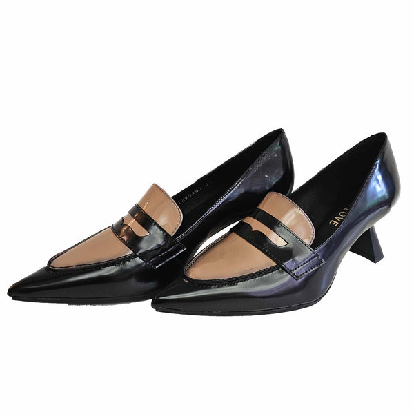 Lodi, Pumps in Schwarz/Beige