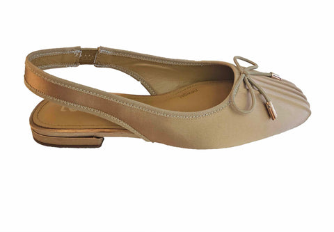 Lodi Love, Satin Sling in Altgold