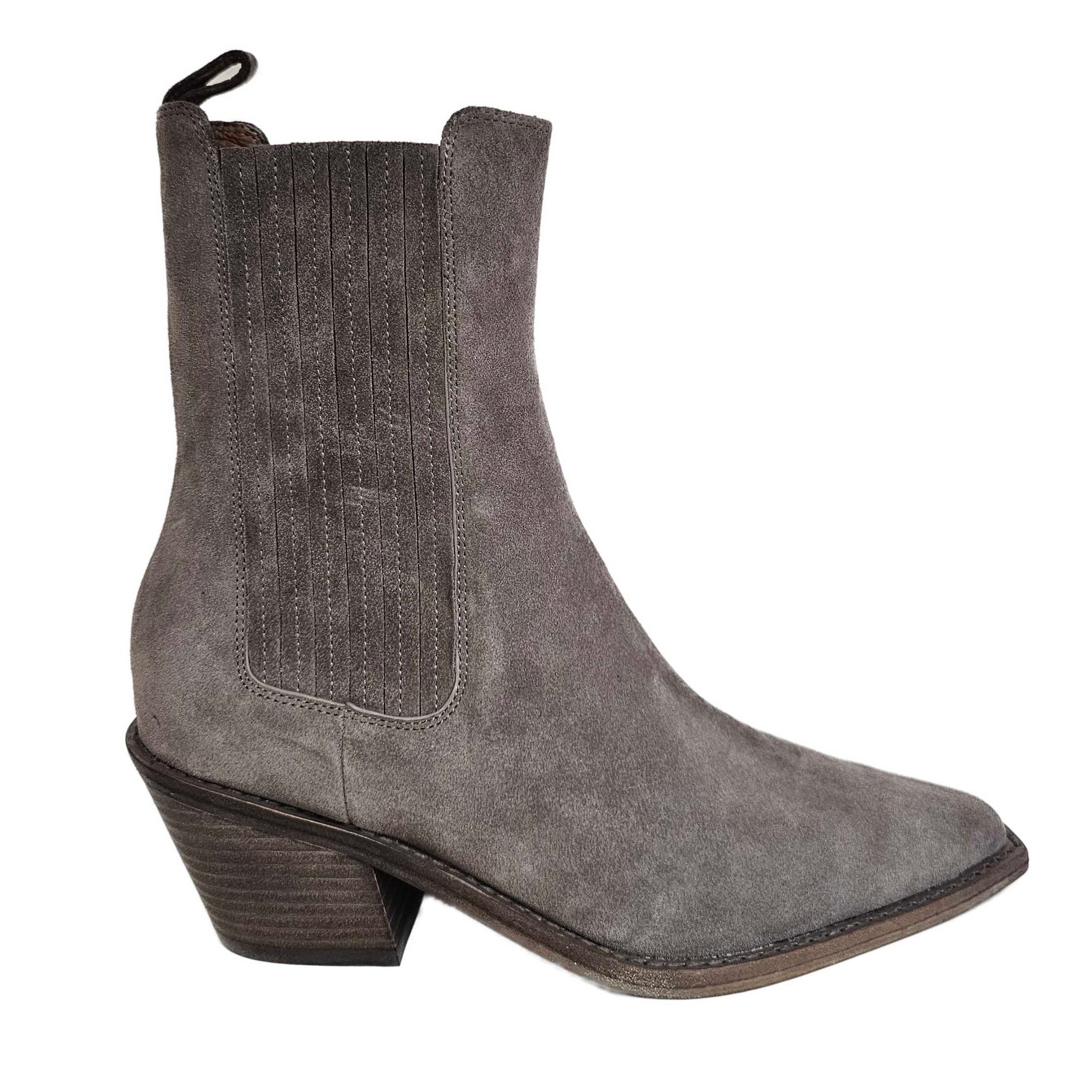 Lola Cruz, Chelsea-Stiefelette in Grau