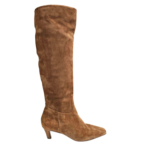 Bibi Lou, eleganter Langschaftstiefel in Cognac