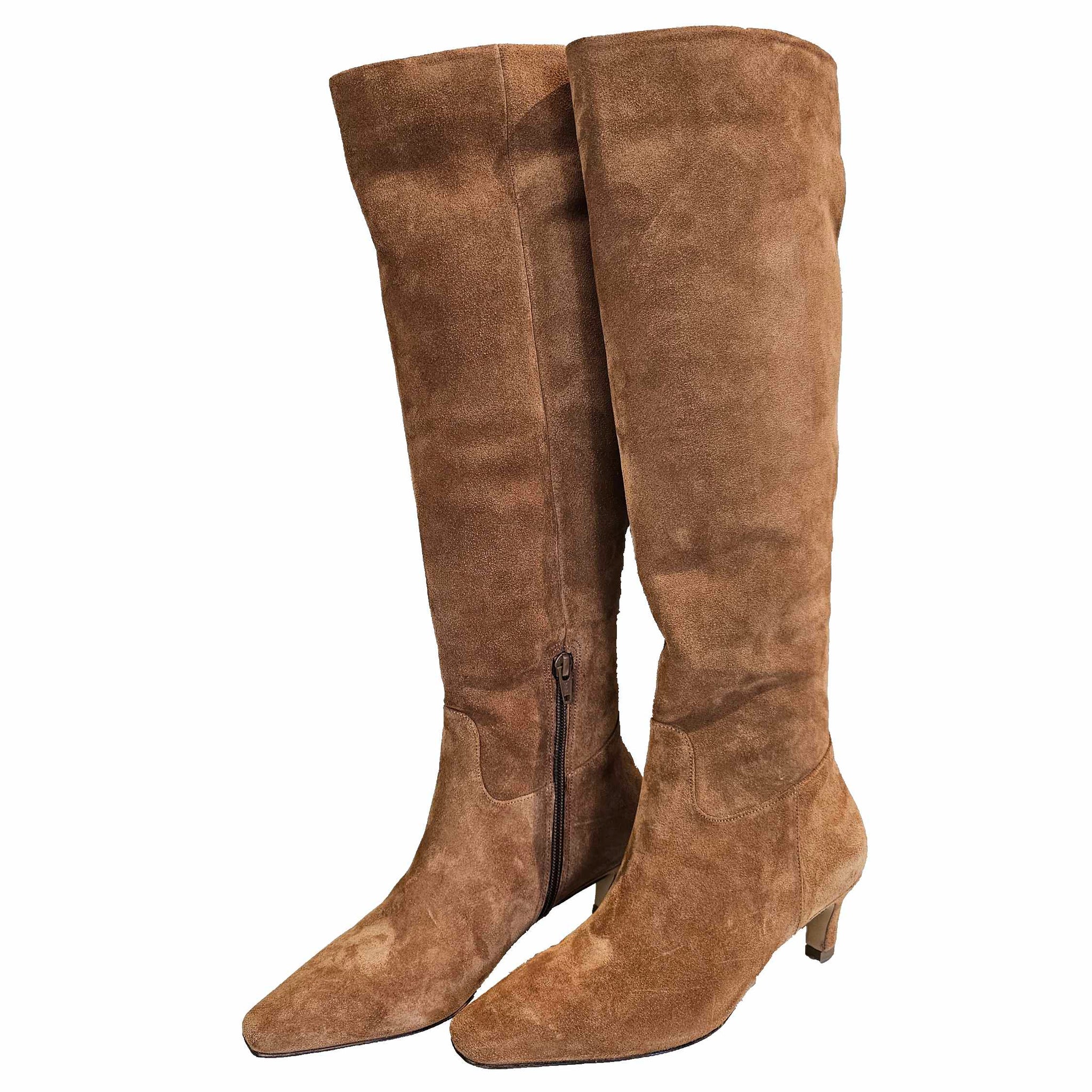 Bibi Lou, eleganter Langschaftstiefel in Cognac