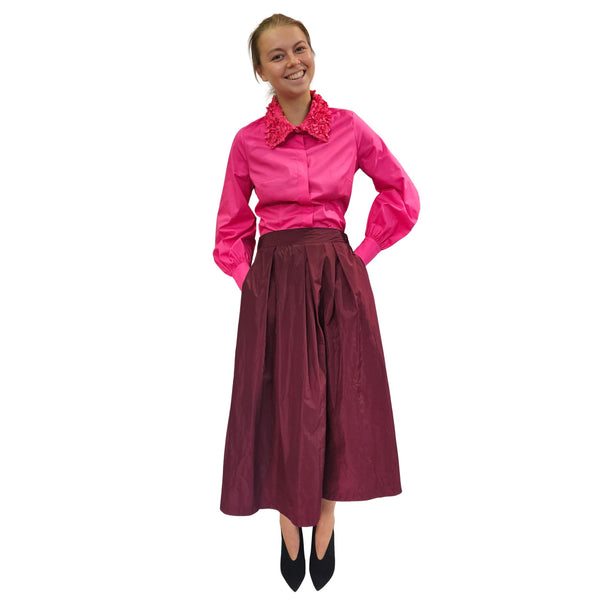 Marianna Déri, Baumwollbluse in Pink
