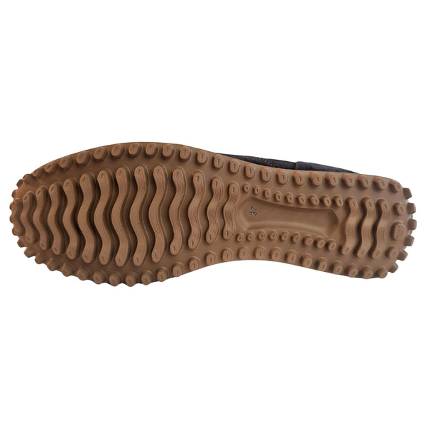 Milliways, Sneaker mit Lammfell in Dunkelbraun