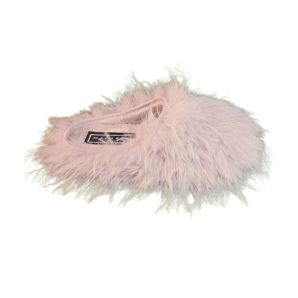 Macarena,Hausschuh, Pantolette in plüschigen Rosa