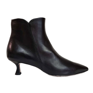 Mara Bini, elegante Nappalederstiefette in Schwarz