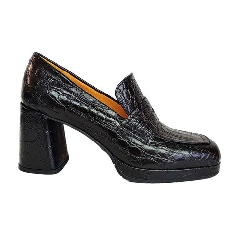 Mara Bini, Loafer, Trotteur in Schwarz