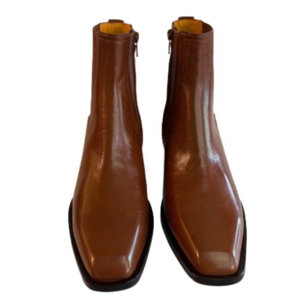 Mara Bini, Stiefelette in cognac