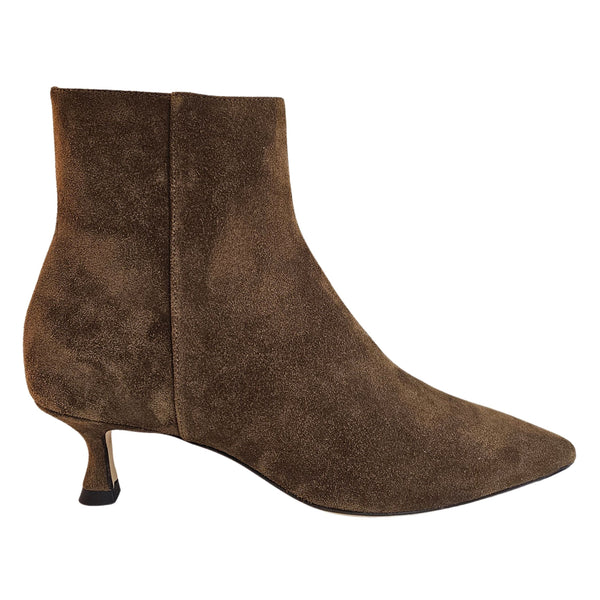 Mara Bini, Wildlederstiefelette in Cognac