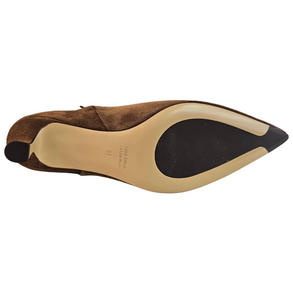 Mara Bini, Wildlederstiefelette in Cognac