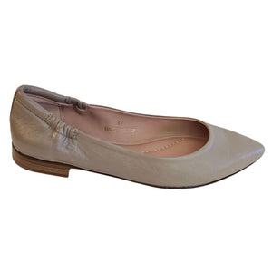 Milliways, Nappaleder-Ballerina in Taupe