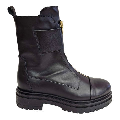 Milliways, coole Biker-Stiefelette in Schwarz