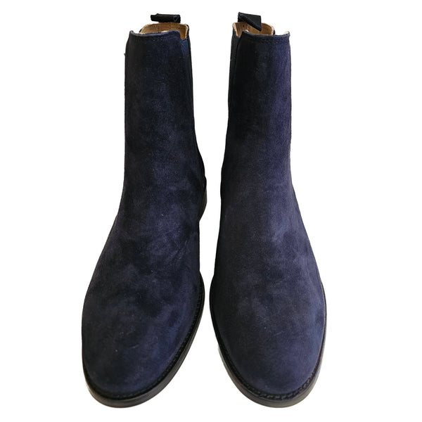 Milliways, Wildleder-Chelseaboots in Marineblau