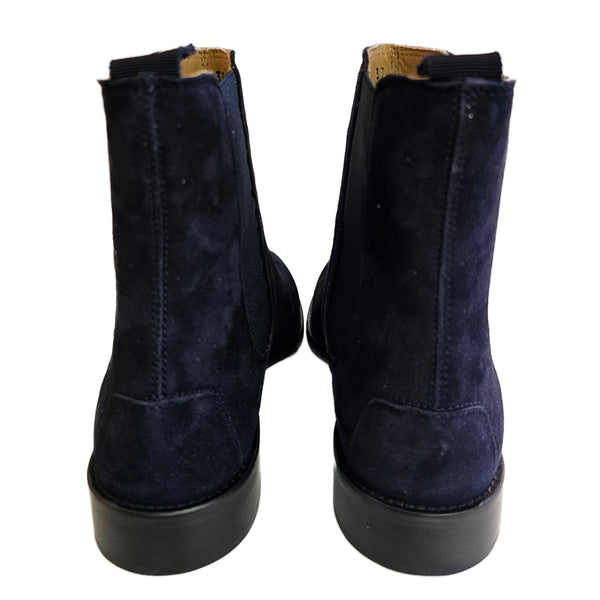 Milliways, Wildleder-Chelseaboots in Marineblau
