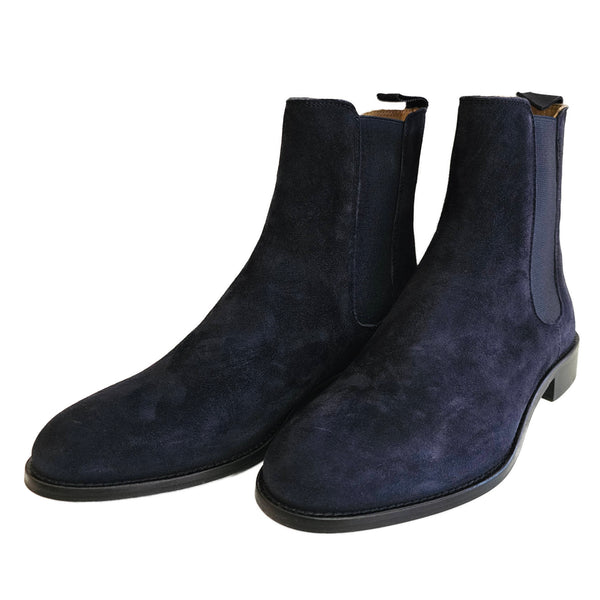 Milliways, Wildleder-Chelseaboots in Marineblau