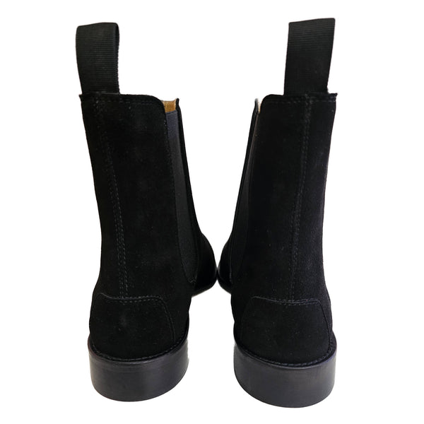 Milliways, Wildleder-Chelseaboots in Schwarz