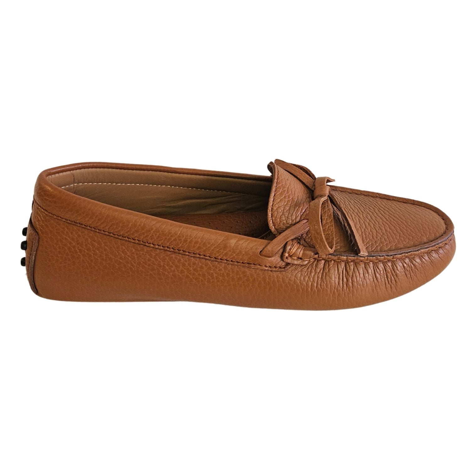 Milliways, Noppen-Loafer in Cognac Braun