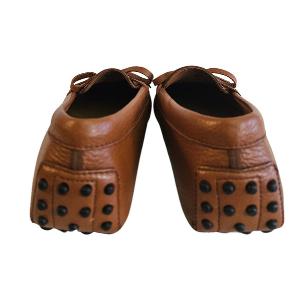 Milliways, Noppen-Loafer in Cognac Braun