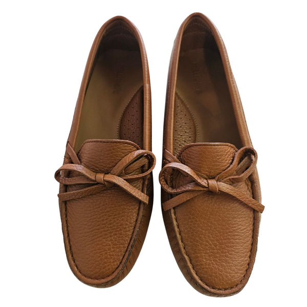 Milliways, Noppen-Loafer in Cognac Braun