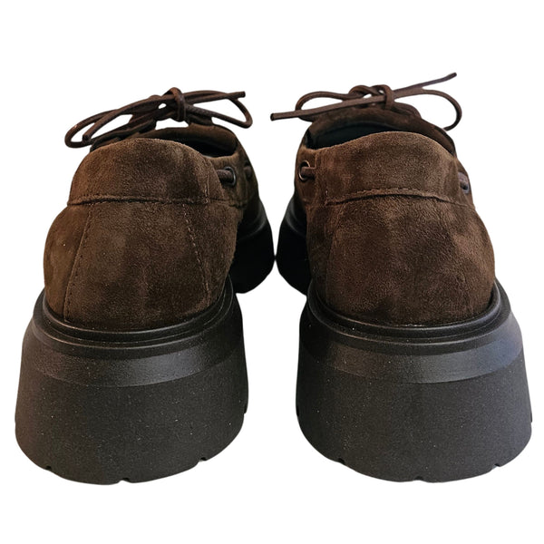 Milliways, Loafer mit Fransen und Schnürung, Tabacobraun
