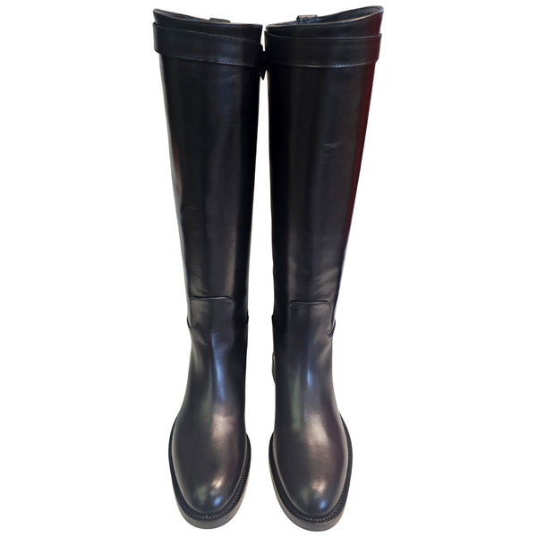 Milliways, klassischer Reiterstiefel in Schwarz