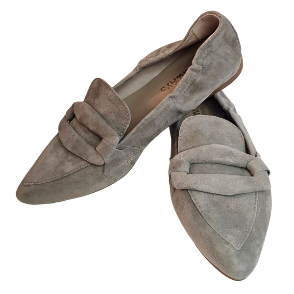 Milliways, Wildlederslipper in Salbei