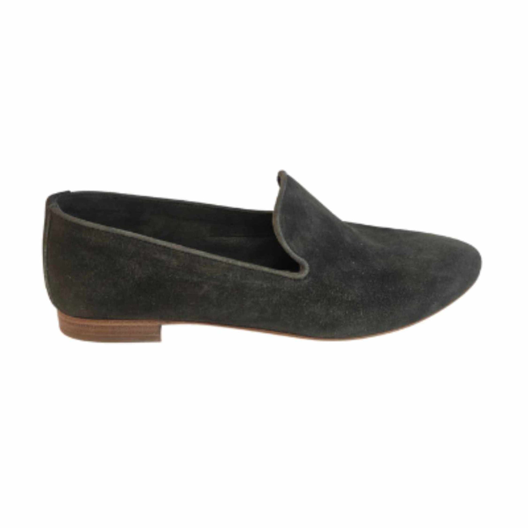 Milliways, Wildleder-Slipper in Oliv