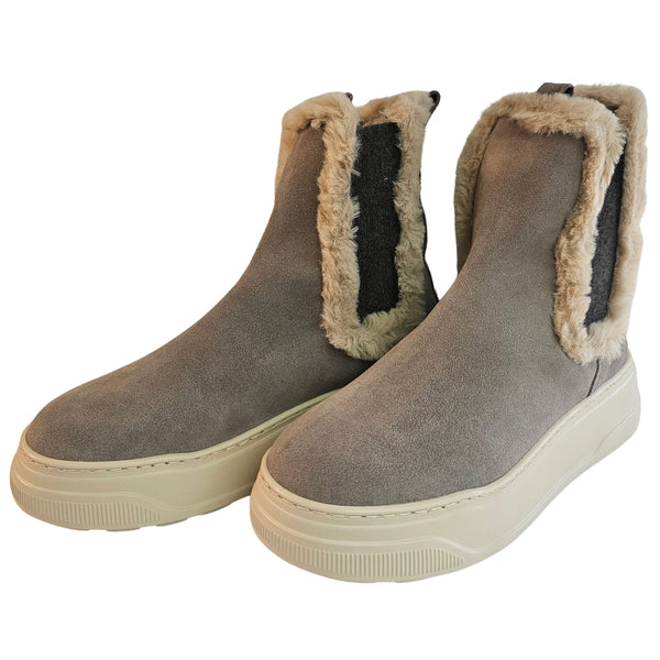 Milliways, Winterstiefelette in Hellgrau