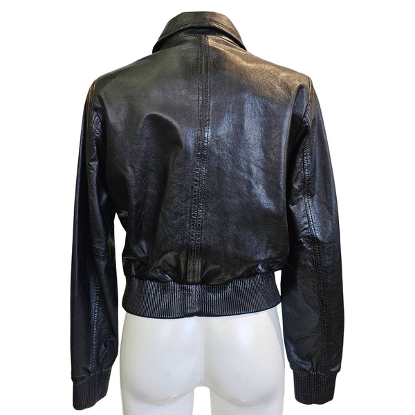 NOTYZ, Lederblouson in Schwarz
