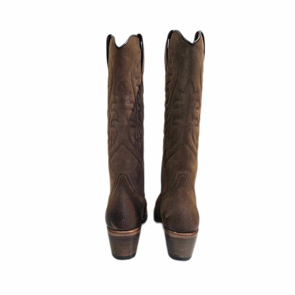 Perlita Peaches, rahmengenähter Cowboystiefel 3/4