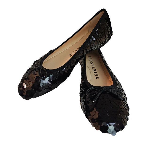 Prosperine, Ballerina Pailetten in Schwarz