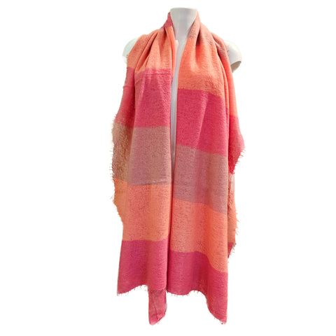 Pur Schoen, Cashmere Schal in Wassermelone