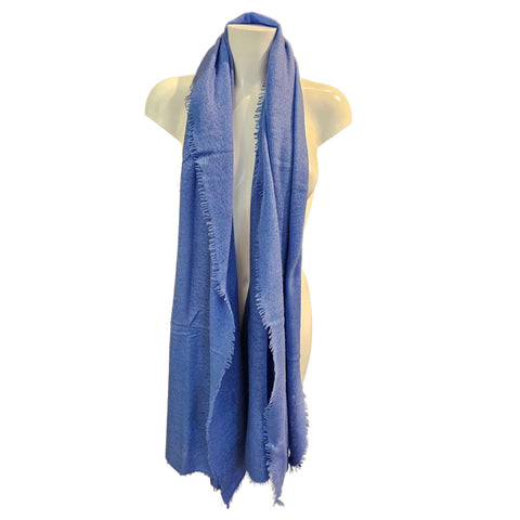 Pur Schoen, Cashmere Schal in Sommer-Bleu